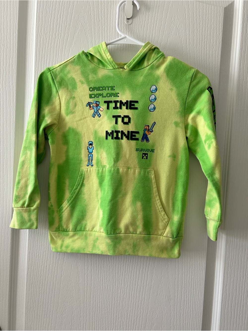 Kids Minecraft Hoodie. Size small
